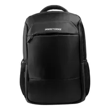 Mochila Perfect Choice Laptop 15.7 Fearless Poliéster Negro