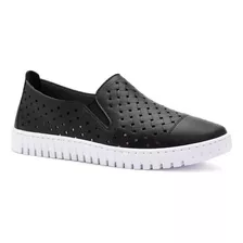 Tenis Santinelli Slip On Feminino 1528001 Preto