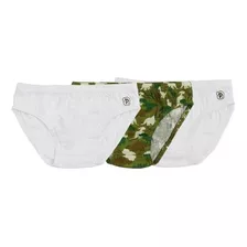 Cueca Infantil Pimpolho Masculino Kit C/3 Menino Tam. 4 Anos