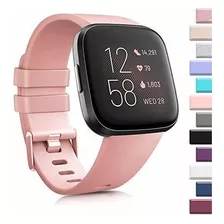 Malla Para Fitbit Versa Peach / - Large