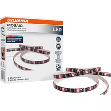 Sylvania 6.6ft Mosaic Rgb Flexible Light Strip Starter Kit, 