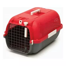 Jaula Transportadora Carrier Medium Para Perros Gatos Avion