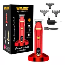 Maquina De Acabamento Wmark Ng 203 Base Carregador 6500 Rpm Cor Vermelho 110v/220v