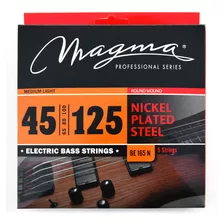 Cuerdas De Bajo 5 Electrico Magma Nicked Plated Steel Be165n