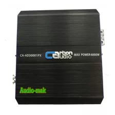 Amplificador Carbon Audio 1 Canal Clase D 3000w Rms Nano Color Negro