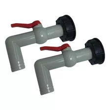 2 Pcs Ibc 1000l Tanque De Água Torneira Adaptadores Conector