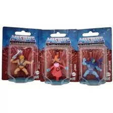 3 Miniaturas Master Universe He-man Micro Colection Presente