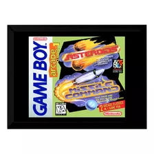 Quadro Decorativo Capa Arcade Classic A4 33x25 Cm Game Boy