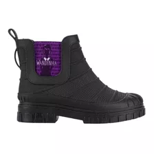 Bota Infantil Coturno Grendene Kids Wandinha Collection