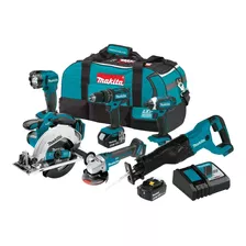 Combo Makita Kit 6 Herramientas Inalámbricas Lxt 18v