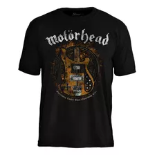 Camiseta Motorhead Oficial Licenciada Stamp Original Ts1554