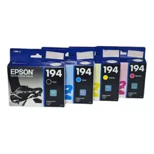 Kit 4 Cores Cartucho Tinta Original Epson T194 Xp214 Xp204 