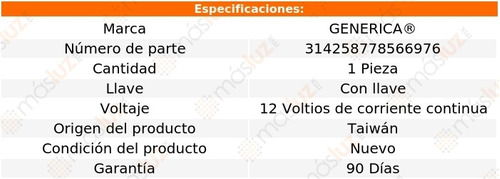 (1) Cilindro Encendido C/llave Isuzu Axiom 01/04 Generica Foto 2