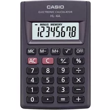 Calculadora De Bolso 8 Dig. Pratica Preta