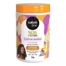 Ativador De Cachos Sos Cachos Óleo De Manga Salon Line 1kg