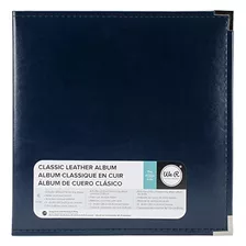 Álbum Clásico De Cuero Con 3 Anillos De 8.5 X 11 Pulgadas De
