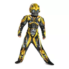 Disfraz Talla Small 4-6 Bumblebee Transformers Para Niño