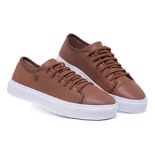 Tenis Confortavel Mannix - Caramelo