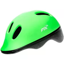 Capacete Infantil Ptk Baby Bike Ciclismo De 1/4 Anos Melhor Cor Verde-fosco Tamanho 48-56cm