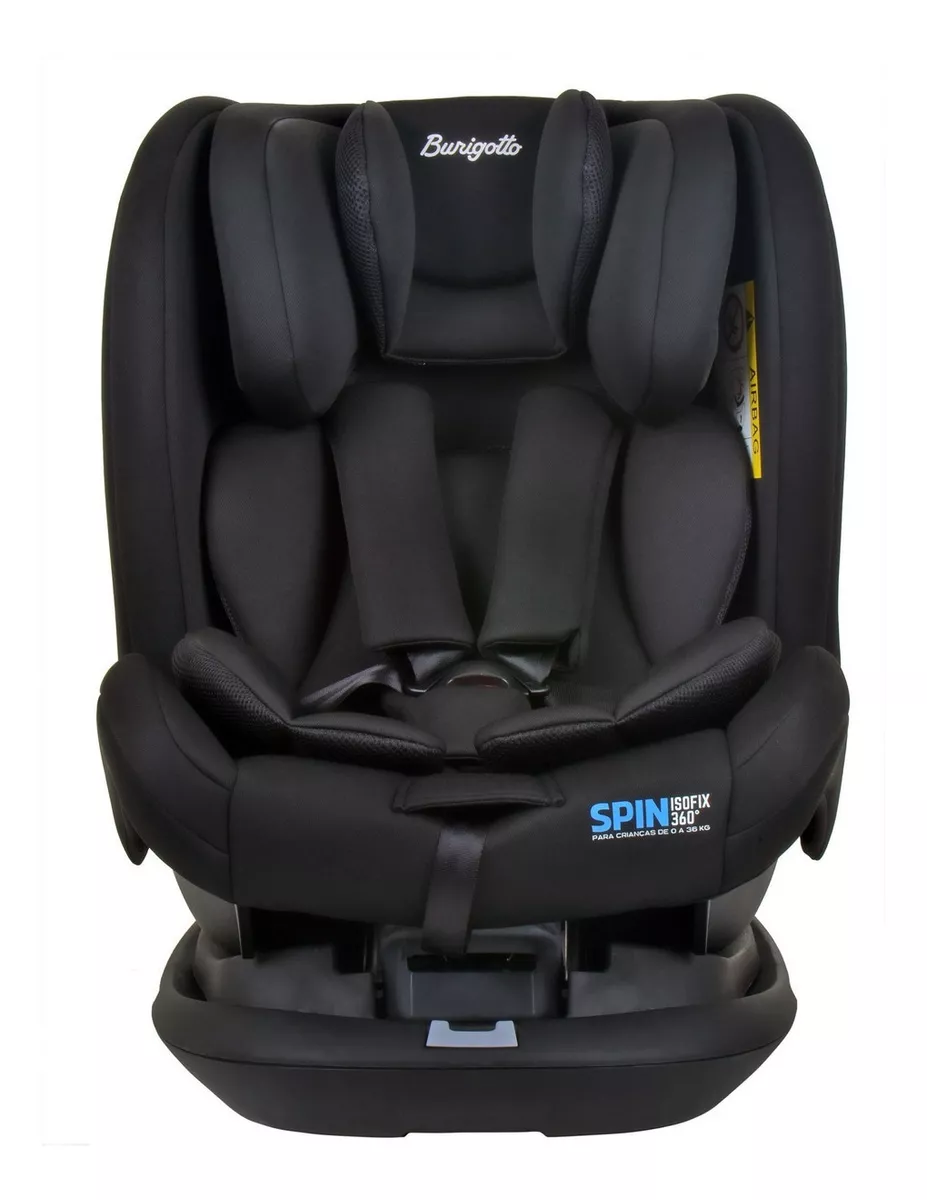 Cadeira Infantil Para Carro Burigotto Spin Isofix 360 Black