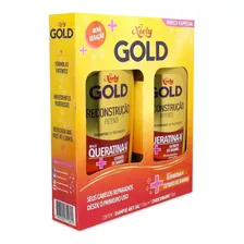 Kit Shampoo E Condicionador Niely Gold Queratina V 