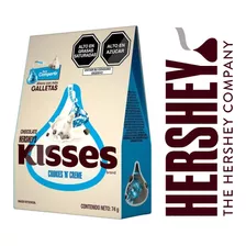 Chocolate Hershey's Kisses Cookies And Creme - 74 Grs