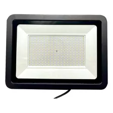 Refletor Led Holofote 400w Luminária Branco Frio Bivolt Cor Da Carcaça Preta