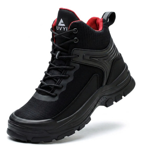 Zapatos Seguridad Hombre Transpirable Con Punta De Acero