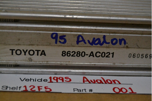 1995-1999 Toyota Avalon Radio Amplifier Unit Amp 86280ac Yyf Foto 3