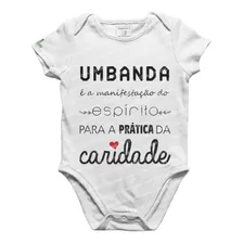 Body Infantil Umbanda Caridade - Umbanda / Orixás