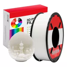 Filamento Pla Impresión 3d 1.75 Mm Alta Precisión 1 Kg Color Blanco