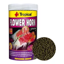 Ração Para Flowerhorn Tropical Flower Horn Young Pellet 380g