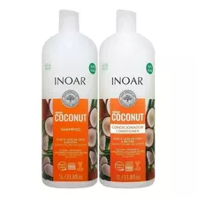 Kit Crescimento Coconut Shampoo E Condicionador 1l - Inoar
