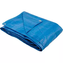 Lona Polietileno Azul 3x3m 100 Micras - Proteção Uv