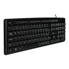 Teclado Com Fio Mn8236 107 Teclas Preto 1.5m