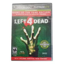 Left 4 Dead Game Of The Year Edition Xbox 360 Formato Fisico