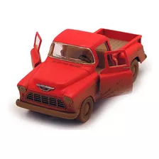 Camioneta Coleccion Chevy Stepside Pickup Sucia 1955 St