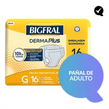 Pañal De Adulto Bigfral Plus X 16 Talle G