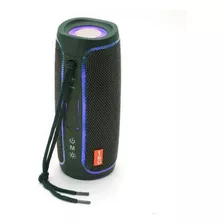 Parlante Bluetooth 5.0 Y Radio Fm/usb/microsd/aux Tg288 Color Verde Oscuro 5v