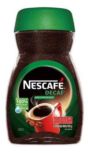 Café Nescafé® Decaf Frasco X 100 Gr - G - g a $138