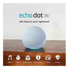 Alexa Echo Dot 5ta Generación Con Bocina Inteligente Y Reloj
