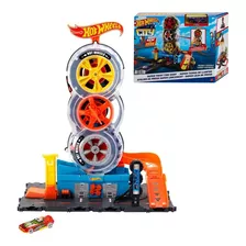 Hot Wheels City Super Tienda De Llantas