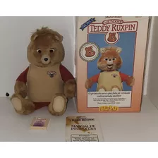 Ursinho Teddy Ruxpin Tec Toy Completo E Na Caixa 