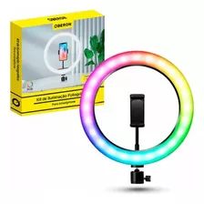 Ring Light Led 10.2 Pol Iluminador Sup. Celular 26cm