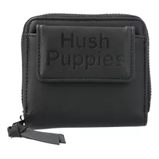 Billetera Mujer Hunt Mini Wallet Negro Hush Puppies