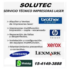 Reparacion Servicio Tecnico Impresora Laser Hp Brother Xerox