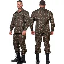 Farda Militar (gandola+calça) Altasolidez Bolso Gola Dura