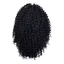 Aplique Coque Afro Puff Fibra Sintética P10 Cor #1