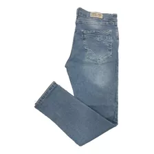 Jean Hombre Celeste Clasico Recto Elastizado Super Confort