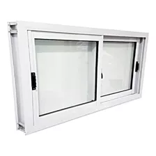 Ventanas Aluminio Blanco 180x80 Vidrio Entero 4mm Con Envío